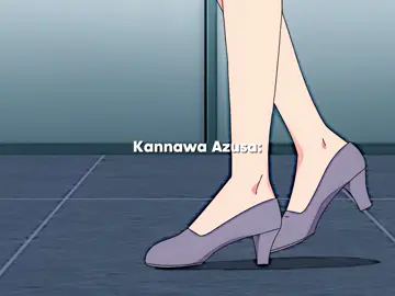 jealous azusa?.. #myawkwardsenpai #bukiyounasenpai #azusakannawa #fyp #anime 