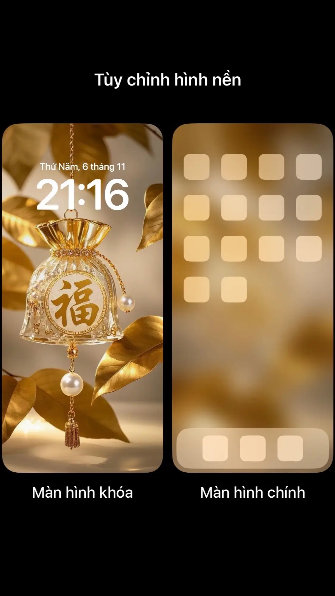 Lên hình nên điện thoại mệnh kim vho mọi người đây ạ 💎 #anhnendienthoai #xuhuong #trending 