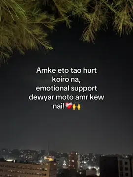 Amke eto tao hurt koiro na, emotional support dewyar moto amr kew nai#fyppppppppppppppppppppppp #viralvideo #1m #everyone #fypシ゚viral 