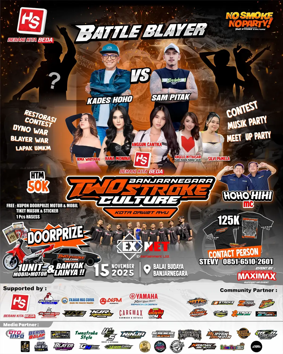 Bukan main main, saksikan keseruan mereka di event @twostroke.culture yang akan di selenggarakan pada 15 November 2025 📍Balai Budaya Banjarnegara JANGAN LUPA DATANG DAN RAMAIKANN🔥 #Twostrokeculture #tsc #tscvol1 #Banjarnegara #twostroke 