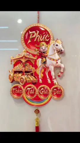 Thần tài cưỡi ngựa treo Tết mẫu năm 2026 #phukientetxinh #thantai #xuhuongtiktok #tet2026🧧🧧 #trangtritet 
