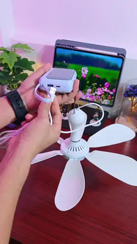 Usb charging 6 blade ceiling fan Usb charging Affordable  Highly Recommended 💙✅  #ceilingfan #fan #tiktokfinds  #tiktoksale 