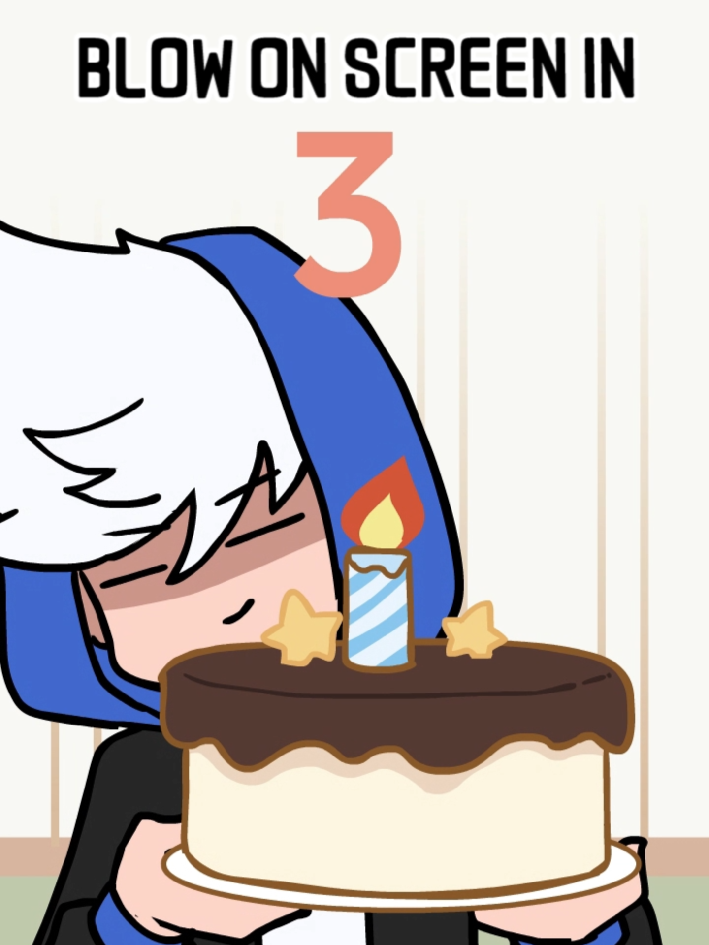 The ULTIMATE Candle Blowout! 🌪️ #animation #funny #comic #shorts #cartoon