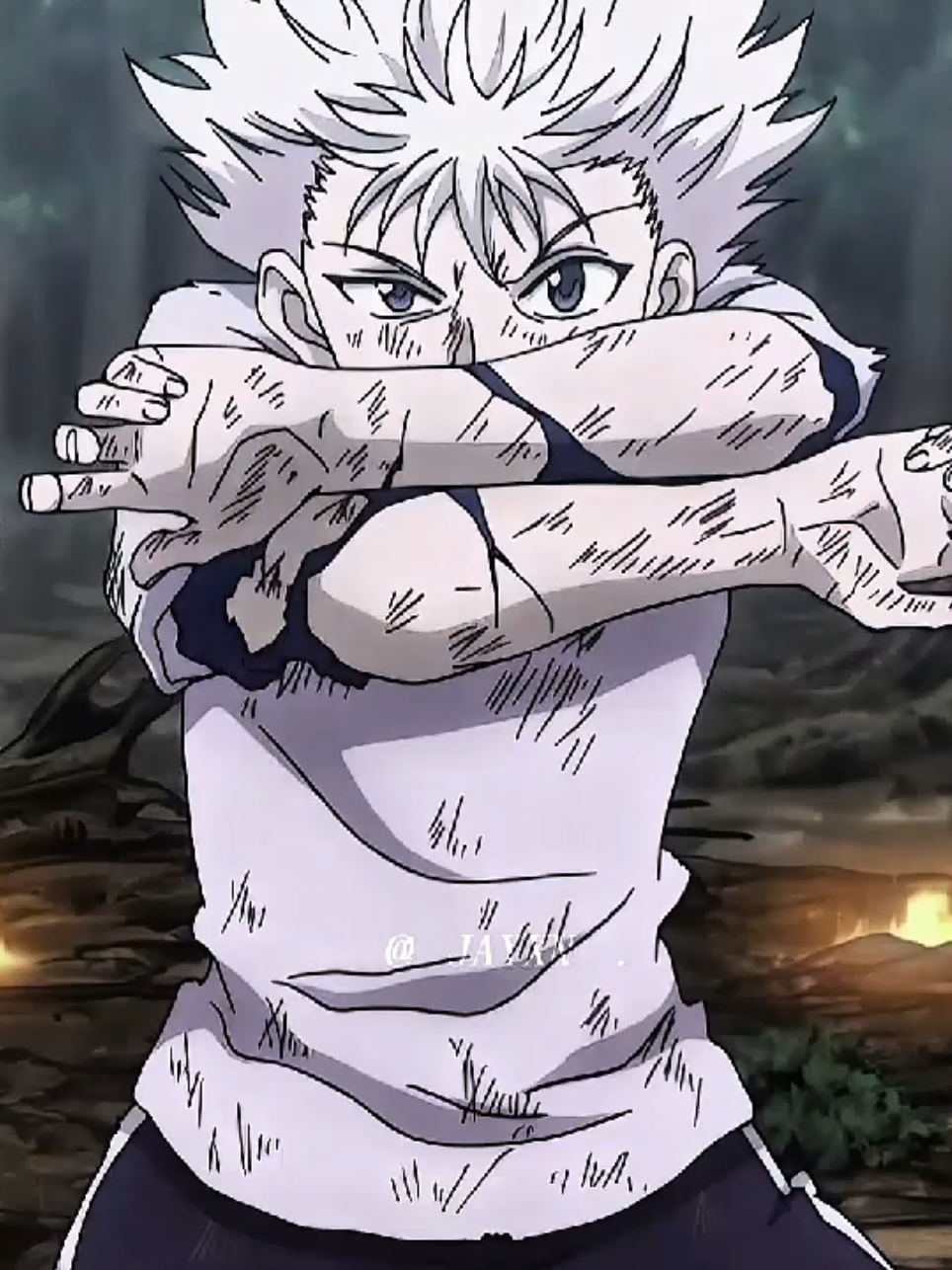 luego subo el de hisoka oc . . . . . #killua #hxh #anime #zoldyck #fyp 