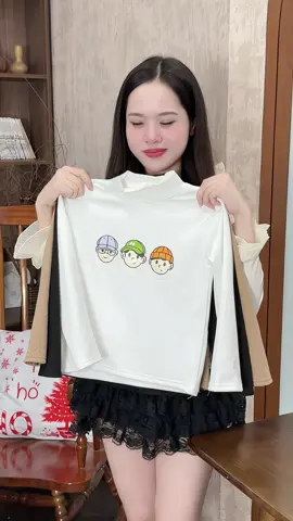 Áo giữ nhiệt nỉ nhung mặt cười cho bé 🥰 #thoitrangtreem #aonichobe #aogiunhietchobe #phamdiutb 