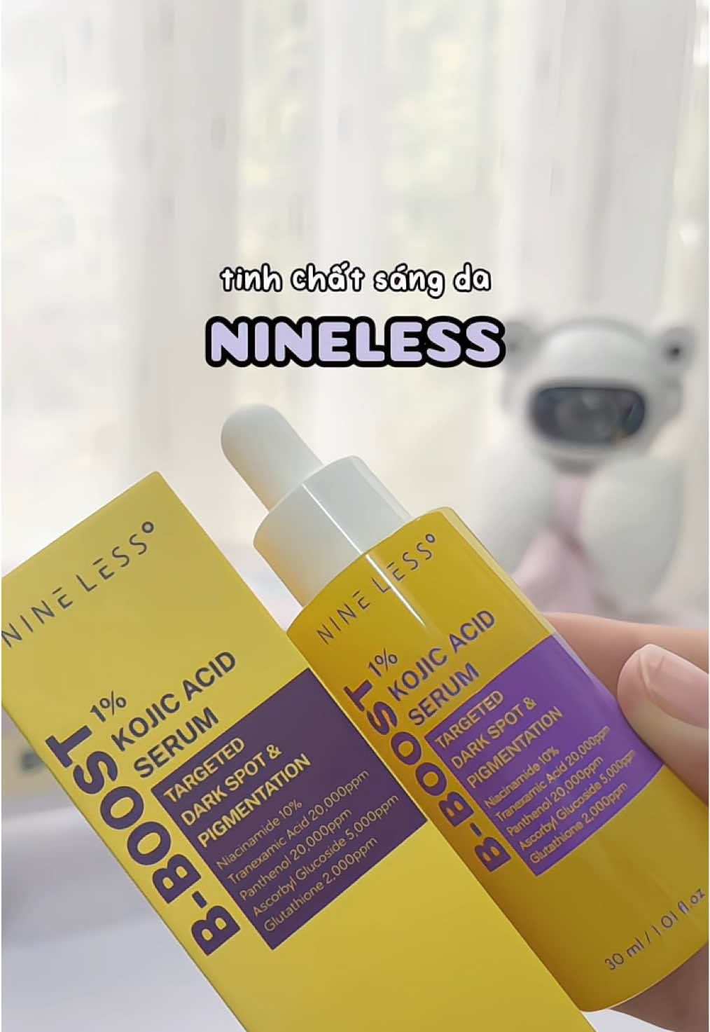 tui thử dùng theo mí chị đẹp Hàn Quốc #viral #tinhchatsangda #serumduongtrang #nineless #skincare 