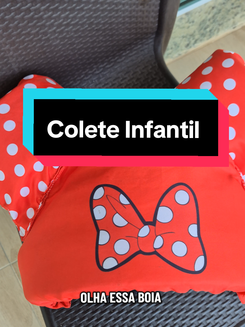 Colete Boia infantil  ##TiktokShop1111BR   #TikTokShopBlackFridayBR  #verao #piscina #infantil 