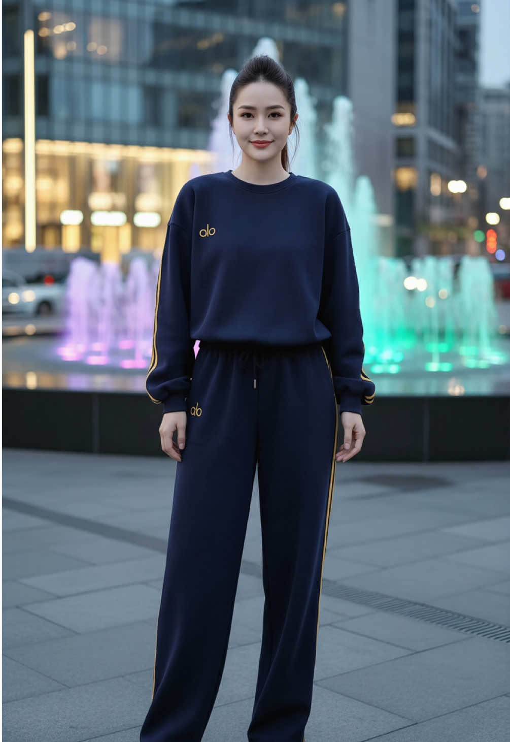 Set bộ nỉ bông thêu chữ lô chạy sọc nổi - trẻ trung, năng động.  @Mẹ Nhím 6868  @Mẹ Nhím 6868  @Mẹ Nhím 6868 #thoitrangnuhottrend #thoitrangthudong #setbothudong #quanaothudong #thoitrangnu 