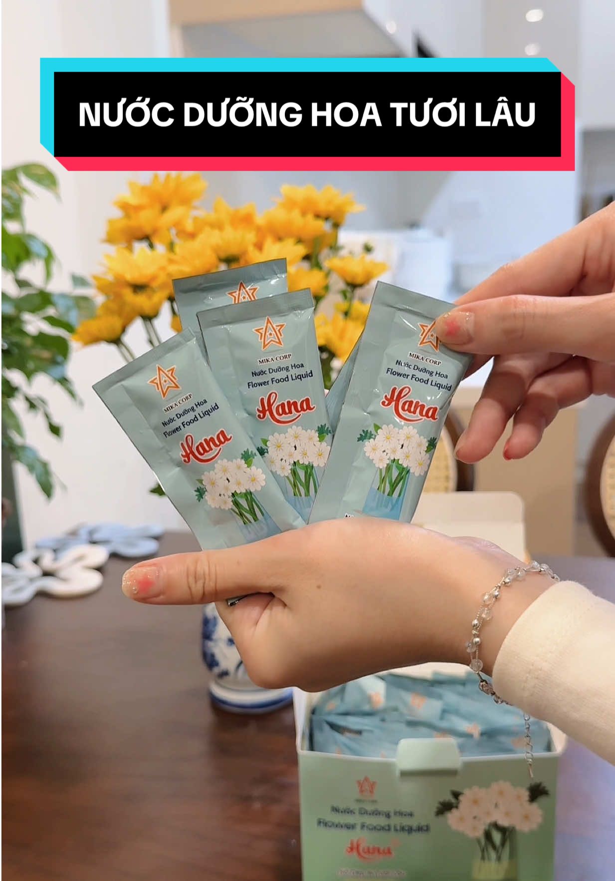 Nước dưỡng hoa tươi lâu #nanakimdua 