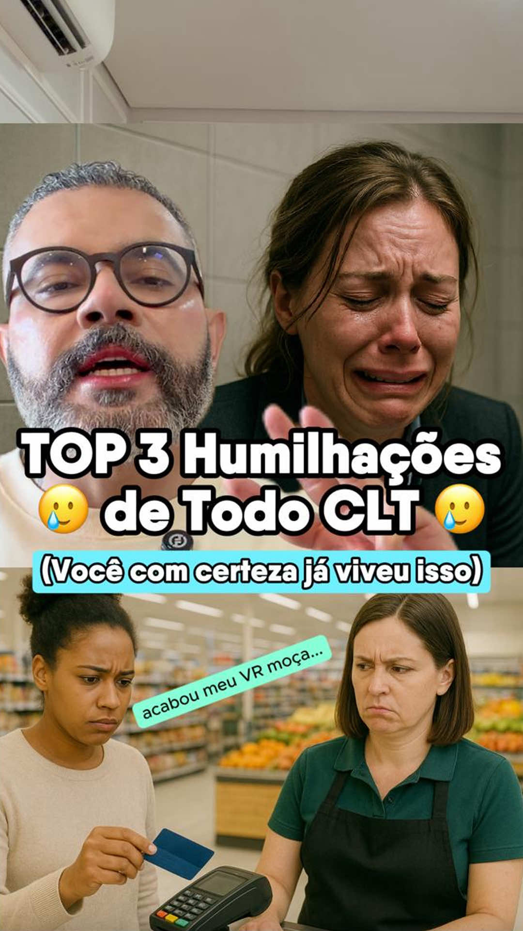 TOP 3 Humilhações de todo CLT 😱 (Você já passou por isso?) Hoje o Dr. Ursinho é seu pai e vamos começar o 1º episódio do CLCare, o Skincare acessível do CLT! 🤑 Com R$ 118,80 (e cupom!) você monta essa rotina: ☀️ ROTINA DA MANHÃ 🚿 1. Limpeza: Gel de Limpeza (GL-02) • Preço: R$44,10 • QTD: Tamanho de uma moeda de 5 cents. Limpa gentilmente. Ótimo para peles normais, mistas e oleosas. 🫧 2. Hidratação: Creme Hidratante (CH-01) • Preço: R$35,10. • QTD: Tamanho de uma ervilha grande. Ele hidrata e também ajuda a clarear manchinhas de acne e melasma ☀ 3. Proteção: Filtro Solar (PS-01) • Preço: R$39,60 • QTD: Tamanho de uma moeda de 5 cents. É fluido, espalha fácil, não arde o olho e não fica esbranquiçado. ⛅ ROTINA DA TARDE • Reaplicar o Filtro Solar (PS-01). 🌙 ROTINA DA NOITE (Antes de Dormir) • Hidratação: Creme Hidratante (CH-01) 🖤 BLACK NOVEMBER PRINCIPIA 🖤 ⚠👉🏽 Cupom de 20% OFF (URSINHOBLACK2025) para Kits ou 3+ produtos elegíveis! 🔥❤ Para esse triozinho, você pode usar os cupons de sempre: • DRURSINHO5 para 5% OFF (em 2 ou mais produtos). • DRURSINHO para 10% OFF (levando 3 produtos ou mais). 🥰 Links seguros na BIO! Compartilha esse com as amigas CLTs🤣 #tretinoina #retinol #retinal #retinolserum #skincarebrasil 