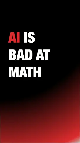 Shocking but true: AI can be bad at math. #GenX #AIatWork #WorkSmarter #CareerGrowth #AIForWork #MicrosoftCopilot #GoogleGemini #ChatGPT #Productivity #CareerResilience #Seven #group7 #AIVideoCreator #AIGenerated