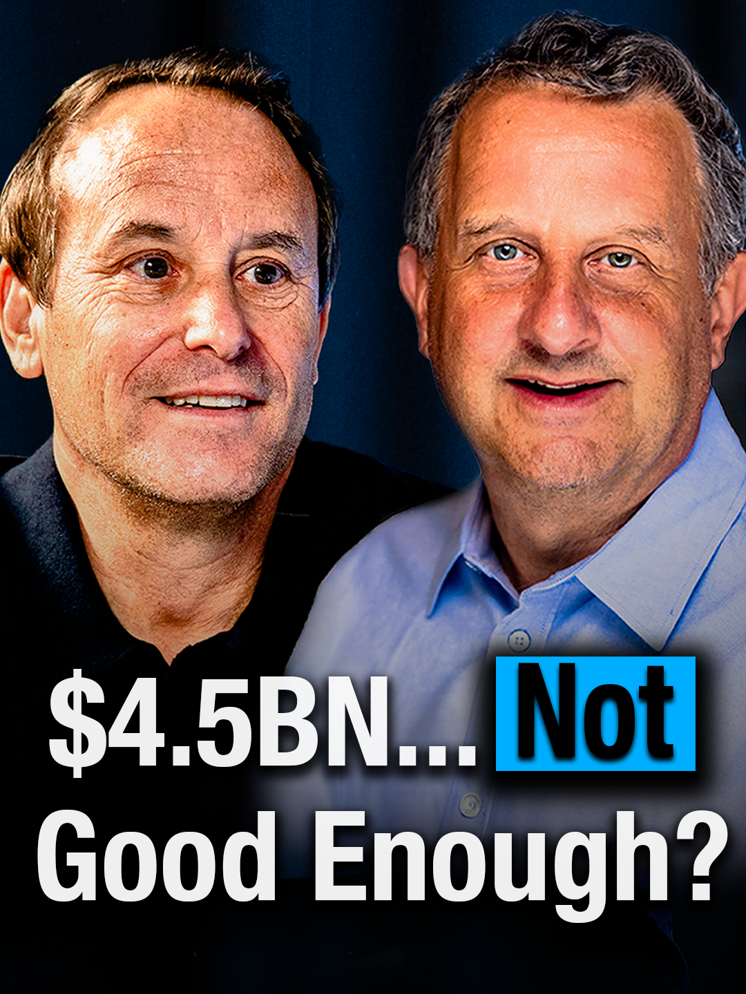 Is $4.5BN Not Good Enough…? #20VC with Scale GP Rory O’Driscoll & SaaStr Founder Jason Lemkin. Link in bio. — #HarryStebbings #Business #businesstips #businessadvice #entrepreneur #ceo #startup #founder #entrepreneurship #vc #venturecapital #google #amazon #ipo