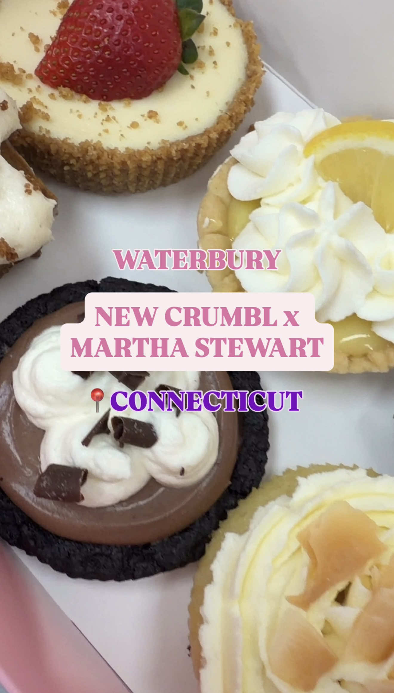WATERBURY! New @Crumbl location and @Martha Stewart collab! 📍939 Wolcott St, # 5B Cheat code: FREE Chocolate Chip Cookie Thin TODAY! GRAND OPENING 11/7! #connecticut #fyp #ctfoodie #waterburyct #yumconnecticut 