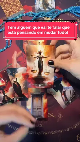 Tem alguém que vai te falar que está pensando em mudar tudo!  #cartomantetiktok #pravoceforyou #cartomante #leituradetarotonline #tarotreader 