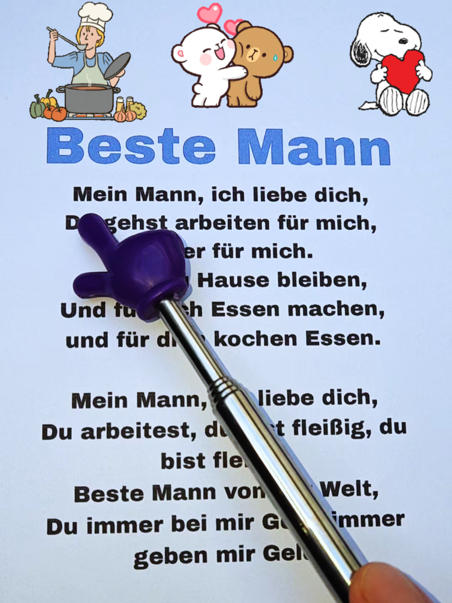 ❤️ Beste Mann — kleine Lern-Ballade auf Deutsch! Hör zu, sprich nach und lern mit Gefühl 🎶 #deutschlernen #deutsch #lied #lernendeutsch 
