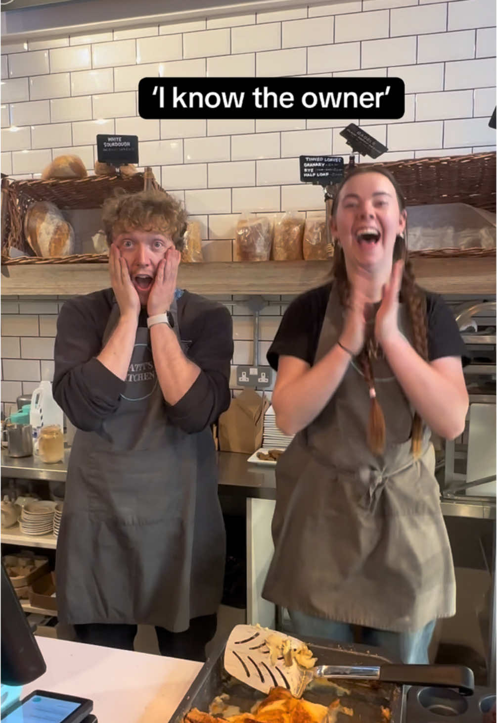 But does the owner know you…? #fyp #bushey #bakery #hertfordshire #barista #coffee #coffeeshop #latteart #foryoupagе #mattyskitchen #trend 