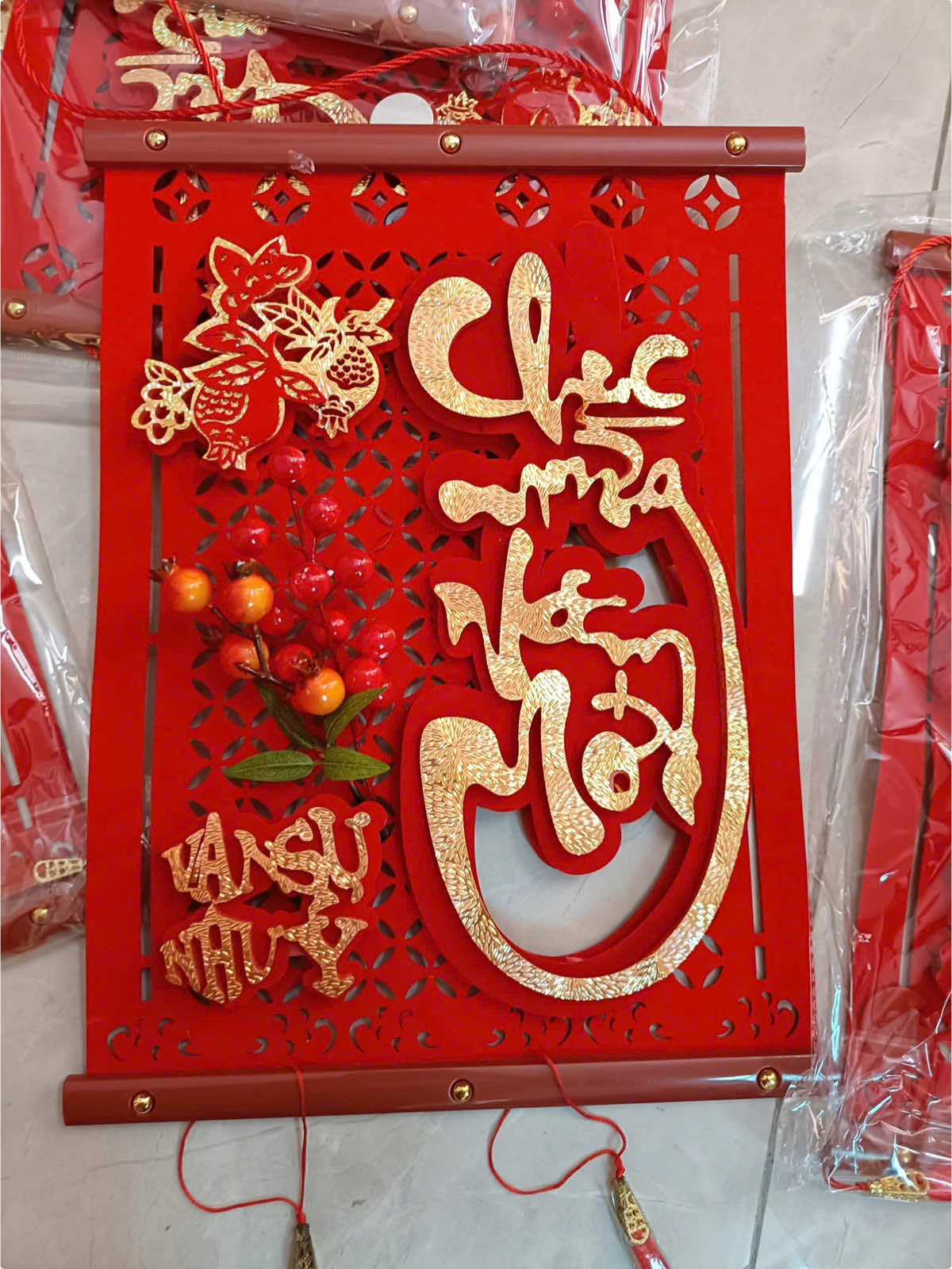 Dải Treo Tết 2026 #tranhtreotet #khanhtreotet #phukientrangtritet #tetbinhngo #decortet  @Kho sỉ phụ kiện trang trí  @Kho sỉ phụ kiện trang trí  @Kho sỉ phụ kiện trang trí 