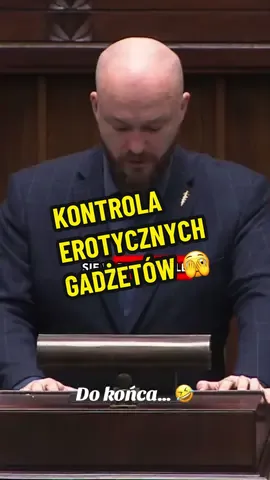 @Witold Tumanowicz: Ten projekt ustawy uderzy w przedsiębiorców prowadzących sprzedaż w modelu dropshippingu. Na tym modelu opiera się wiele sklepów internetowych sprzedających m.in. gadżety erotyczne, które również będą podlegały zdalnej kontroli. Zgodnie z ustawą, podczas kontroli zakupiony produkt ma być poddawany oględzinom i testom organoleptycznym, czyli badaniom opartym na zmysłach: węchu, smaku i dotyku. ➡️ Mam więc pytanie: w jaki sposób urzędnicy Inspekcji Handlowej będą przeprowadzać takie badania w praktyce? I życzę im… satysfakcjonujących doznań. 😏 Koniecznie do końca 🤣 #krzysztofbosak #sejm #kontrola #internet  #konfederacja 