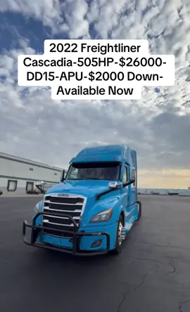 2022 Freightliner Cascadia 126 Truck Details: ~ 349,000 Miles ~ Detroit DD15 – 505 HP ~ DT12 Automatic Transmission ~ 500k Engine & Transmission Warranty ~ Electric APU ~ Factory Fridge & Inverter ~ Leather Brown Interior ~ Clean Title – DOT Ready & Road Ready #FreightlinerCascadia #SemiTruck #TruckingLife #OwnerOperator #Fyp 