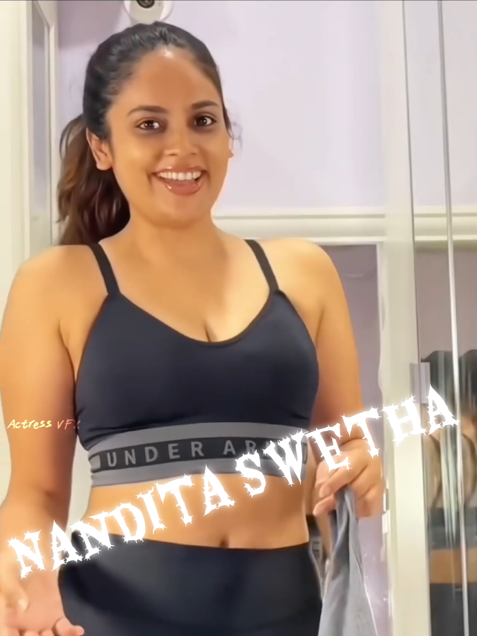 Actress Nandita Swetha Pre workouts exercises 💐🥰 