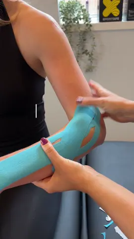 Tennis Elbow? No problem...🎾 Here’s how @podium_therapies tapes it up to keep you swinging strong! All on TikTok Shop now! 🛒🛍️