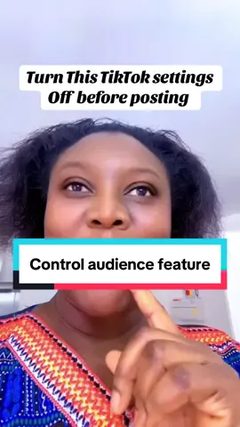 TikTok audience setting tutorial #tiktoktips #tutorial #newbeingings #smallcreators 