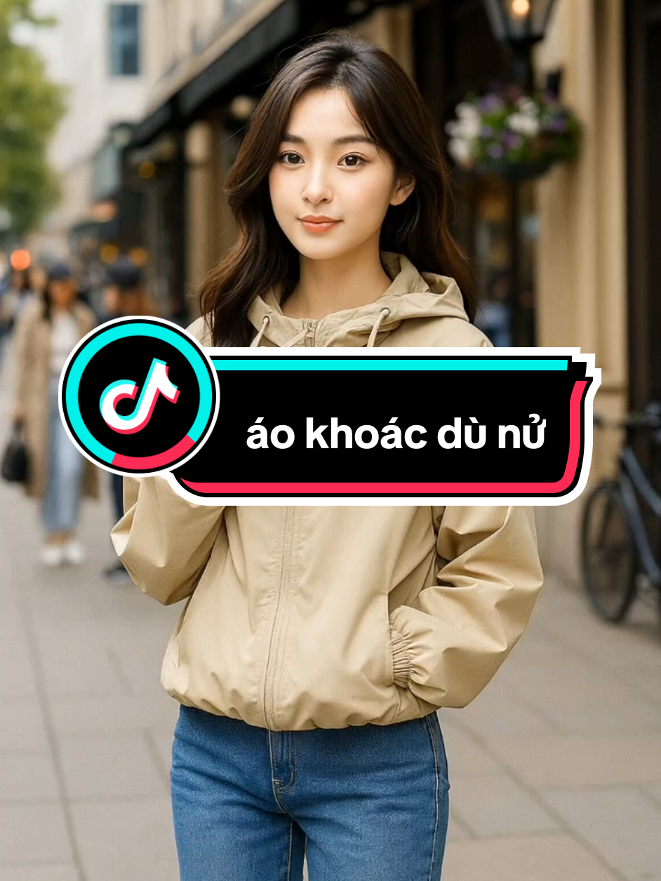 áo khoác dù nử#thoitrang #xuhuong 