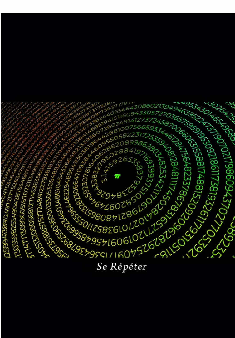 Ce nombre est interminable! Le saviez-vous ? Renferme t’il la réponse à toutes les questions sur l’univers et sa création d’après vous ?  #reflexion #apprendresurtiktok #math #pi 