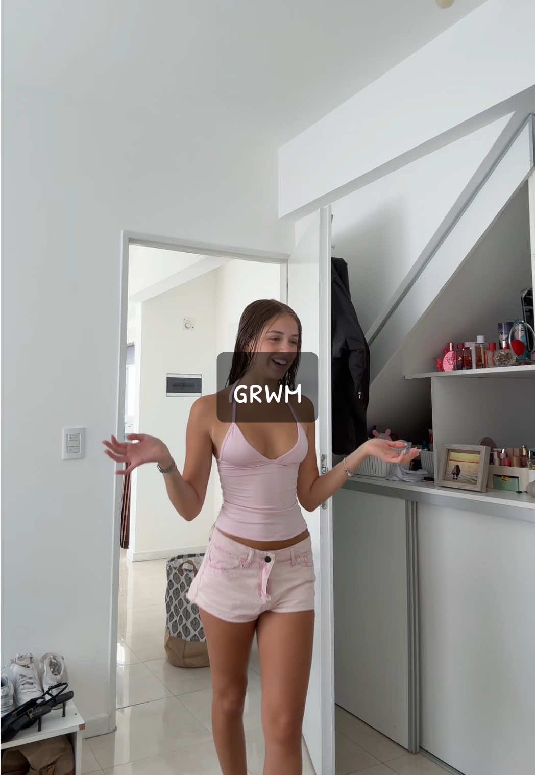 grwm para el stream!!! hoy dress code rosa💝