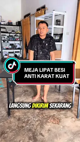 Meja lipat besi anti karat portabel #mejalipat #mejabesi #mejaportabel 