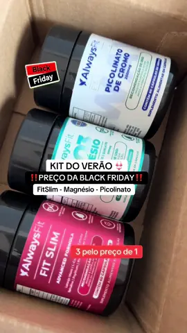 ‼️Olha o preço desse kit 😱 #tiktokshopblackfridaybr #tiktokshop1111br #fitslim #picolinatodecromo #kitalwaysfit 