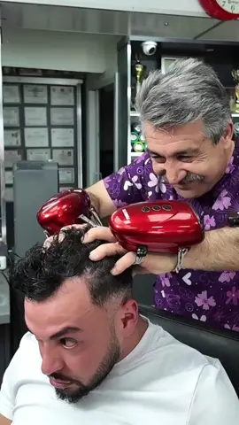 Its time to sleep just sti down and relax #asmr #headmassage #scalp #asmrbarber #tingles 