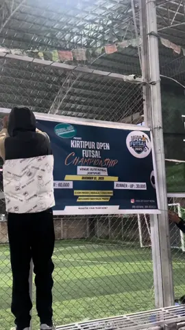 🏆 The wait is over! 🔥 Kirtipur Open Futsal Championship 2025 is here! ⚽ Get your squad ready — Cash Prizes | Medals | Vouchers! 📍 Elite Futsal Kirtipur | 💰 Winner: Rs. 60,000 📅 December 13, 2025 #FutsalNepal #KirtipurOpenFutsal #HighUpEvents #NepalEvents #FutsalVibes  @Ashray @kiran shrestha @💤 @jiyesh thapa 