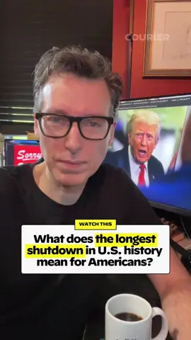 Trump's government shutdown is officially the longest shutdown in U.S. history. COURIER's Allan Piper breaks down everything you need to know.