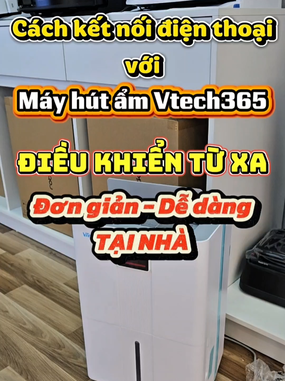 Cách kết nối điện thoại với máy hút ẩm Vtech365, để điều khiển thao tác từ xa đơn giản - dễ dàng tại nhà.  #mayhutam #mayhutamvtech365 #hiephongtechhome #reviewdogiadung #mayhutamgiadinh 
