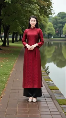 Áo dài truyền thống cổ phục Vi#hoannganfashion #aodaivietnam #aodai #aodaitruyenthongvietnam 