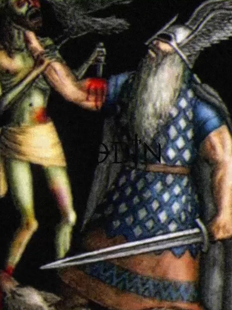 ОДИН - Он является богом войны, поэзии, мудрости и смерти, предводителем асов и правителем Асгарда. #odin #paganism #язычество #роднаявера #vikings 