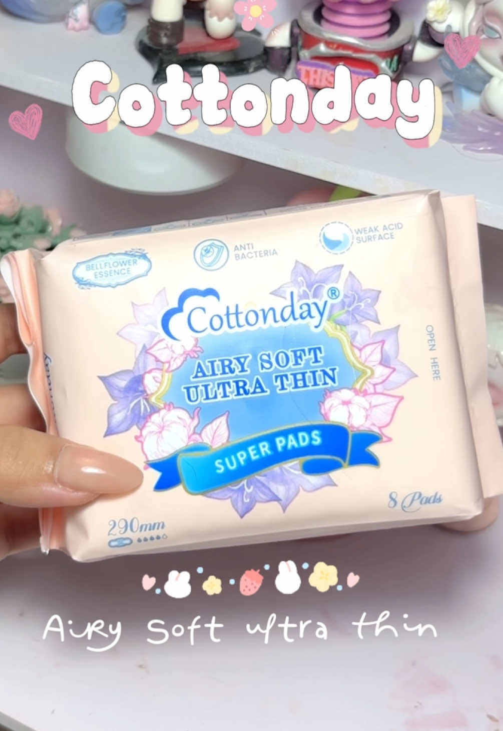 บางสะใจ!🩵🫰🏻  #cottonday #แผ่นอนามัย #แผ่นอนามัยcottonday 