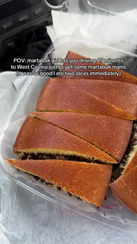 You have to call ahead to order but they do accept card and Apple Pay now!! Thank you @Avrill Abigail for introducing this to so many on TikTok #martabakmanis #indonesianfood 