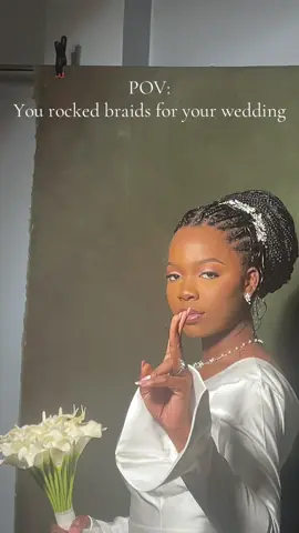 my client chose goddess braids for her wedding and I must say that I’m glad she chose this!❤️  #fypシ゚viral 