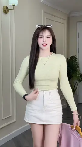 Áo thun trơn dài tay dáng ôm #champhanriview #aothun 