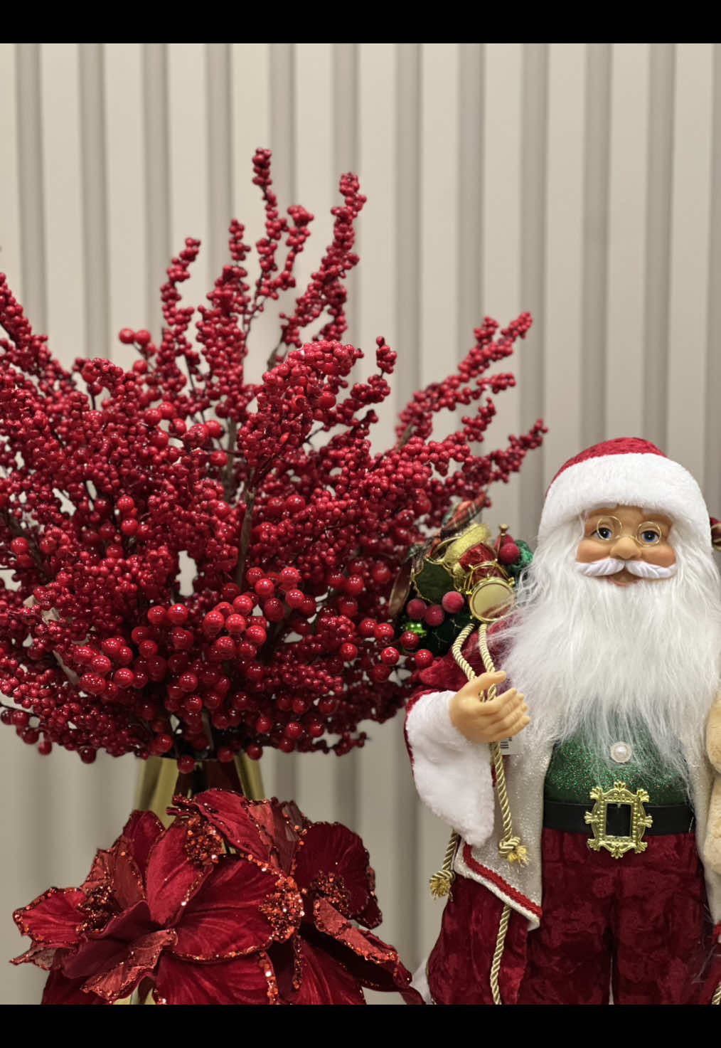 Decoração de Natal para aparador #papainoel #decoracaodenatal 