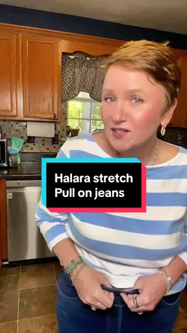 Halara stretch jeans are so good. #halara #halaradenim #activeinhalara #halaratiktokshop #halarajeans 