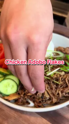 Easy Weeknight Meals Part 7: Chicken Adobo Flakes 🤝 #filipinofood #chickenadobo 
