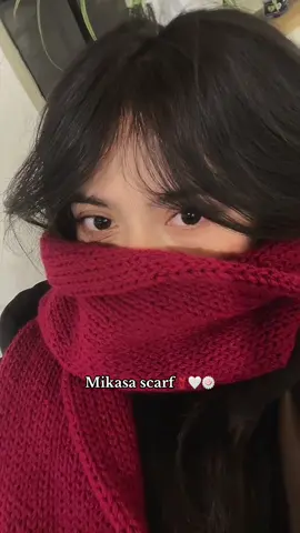Mikasa scarf🫶🏻 #fyp #mikasa #scarf #AttackOnTitan #Love 