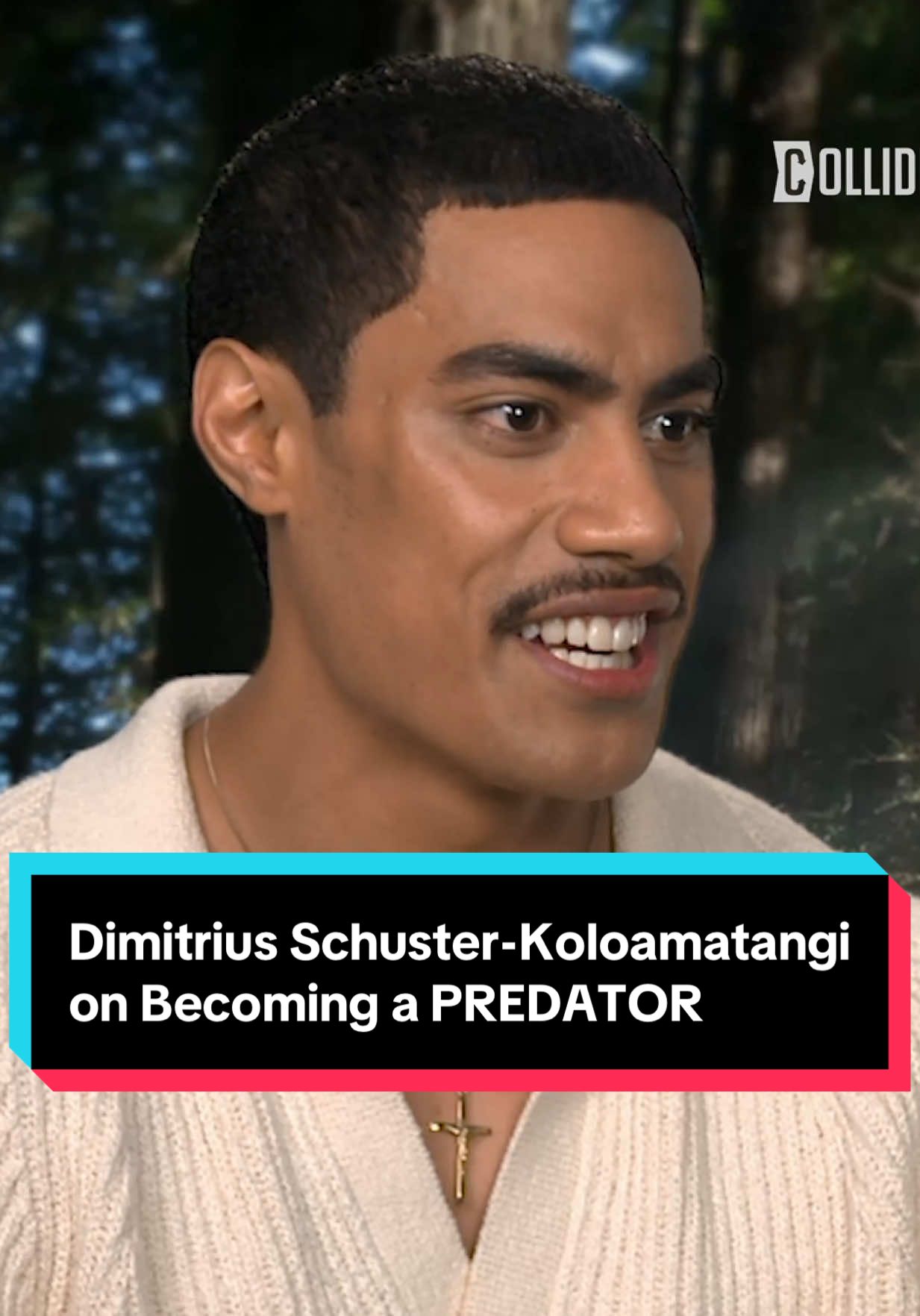 This is some spot-on casting right here. Dimitrius Schuster-Koloamatangi makes Dek an unforgettable Yautja. Catch my full chat with Dimitrius and Elle Fanning for PREDATOR: BADLANDS on Collider now! #predator #predatorbadlands #interview #yautja #actor