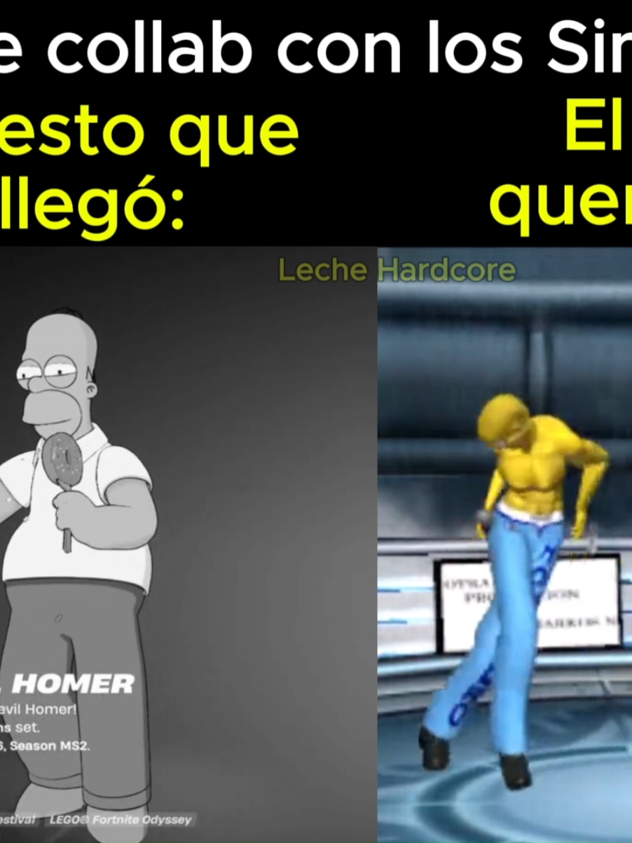 Fortnite X los simpsons emote que llegó Vs el que queríamos #fortnitememes #fypviralシ #shitpostenespañol #fortnite #parati 