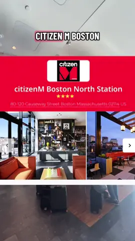 Our review of the CitizenM North Station Boston, MA #boston #travel #hotelreviews 