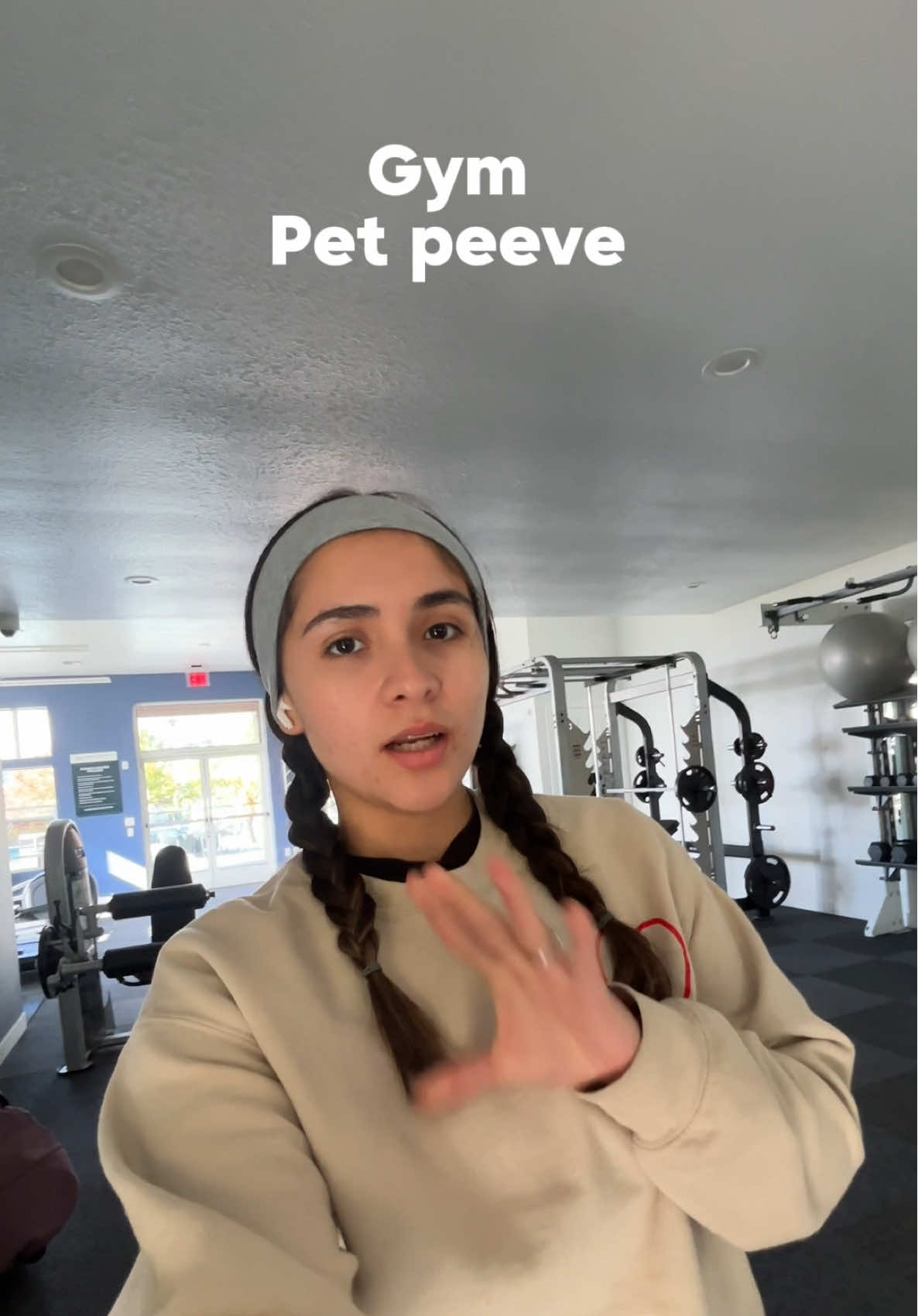 I’m sleep deprived and on a time limit… don’t test me 😭 #GymTok #gympetpeeve #gymhumor #momworkout #foryoupage 
