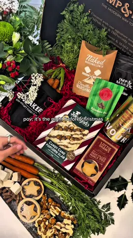 We’re not saying Santa’s been replaced… but our Night Before Christmas hamper might just make his stop a little longer 👀🎅 Packed with treats for you and the big man himself! Coming soon to make Christmas Eve extra special for the whole family. ✨ #IMPandMAKER #ChristmasEveBox #ChristmasHamper #ChristmasGiftHamper #GiftHamper  